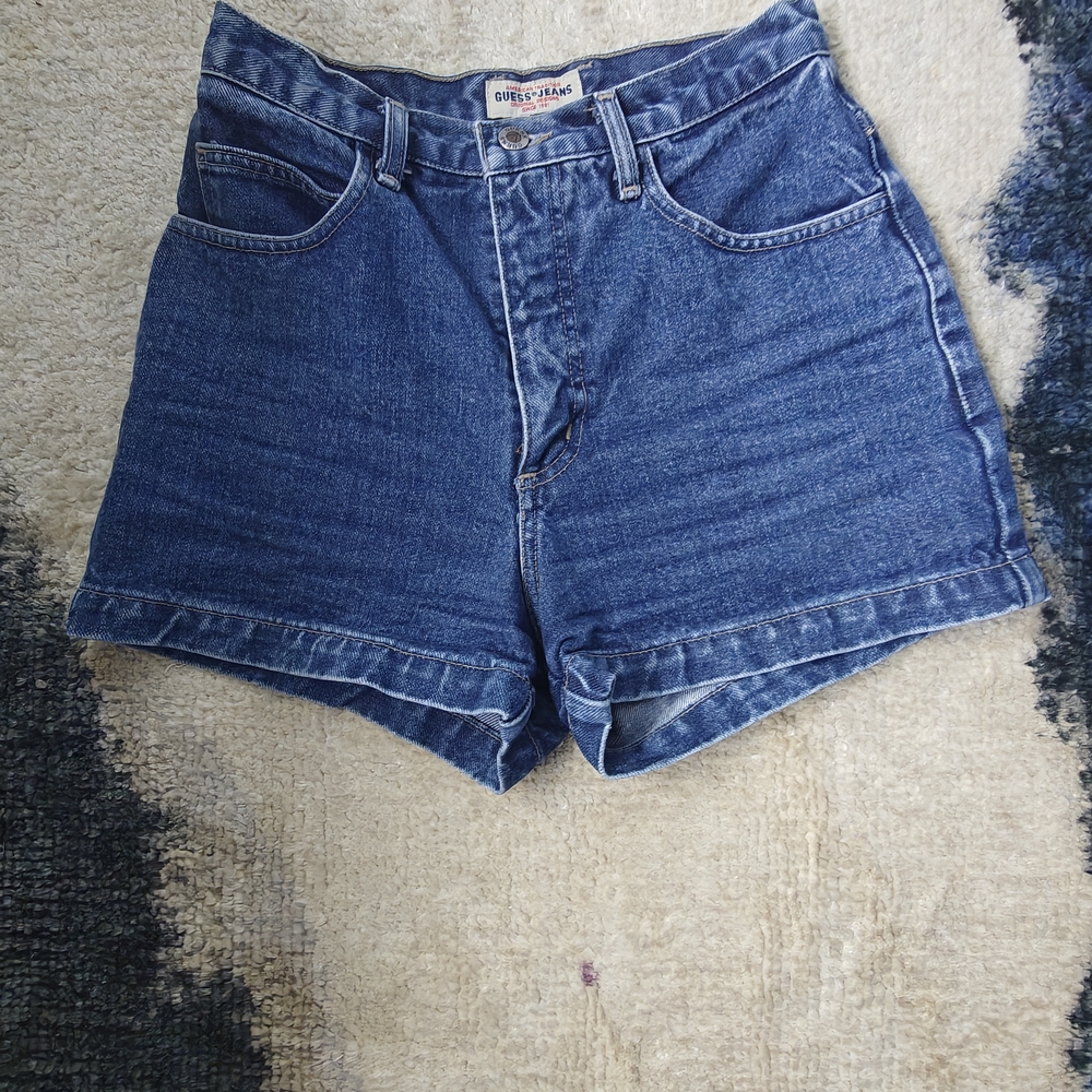 Guess Women's Blue Denim Shorts